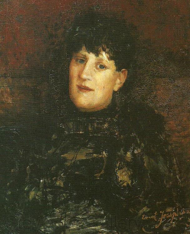 Ernst Josephson portrattan av olga gjorkegren-fahraeus. Germany oil painting art